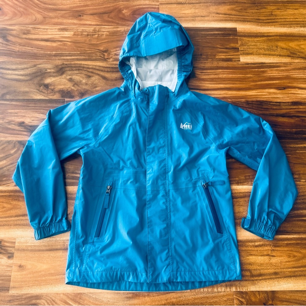 REI Kids Raincoat in Vibrant Blue